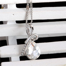 Load image into Gallery viewer, Fashion 10 Colors Austrian Crystal Water Drop Pendants&Necklaces