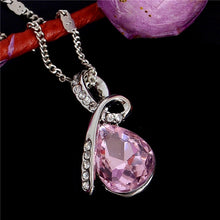 Load image into Gallery viewer, Fashion 10 Colors Austrian Crystal Water Drop Pendants&Necklaces