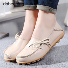 Load image into Gallery viewer, New Moccasins Women Flats Genuine Leather Female Shoes