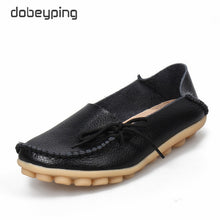 Load image into Gallery viewer, New Moccasins Women Flats Genuine Leather Female Shoes