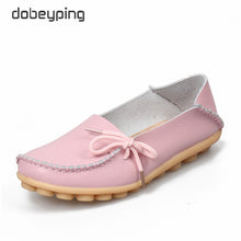 Load image into Gallery viewer, New Moccasins Women Flats Genuine Leather Female Shoes