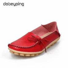 Load image into Gallery viewer, New Moccasins Women Flats Genuine Leather Female Shoes