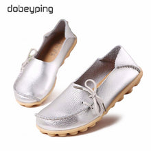 Load image into Gallery viewer, New Moccasins Women Flats Genuine Leather Female Shoes