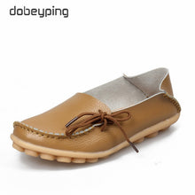 Load image into Gallery viewer, New Moccasins Women Flats Genuine Leather Female Shoes