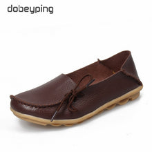 Load image into Gallery viewer, New Moccasins Women Flats Genuine Leather Female Shoes