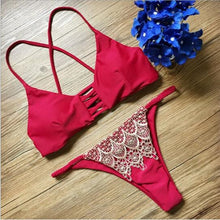 Load image into Gallery viewer, Sexy Brazilian Bikini Biquini Beach Wear Swimwear