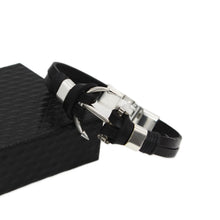 Load image into Gallery viewer, explosion models European and American fashion leather woven bracelet anchor