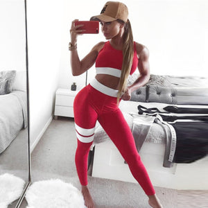 Solid Color Yoga Set for Running, Fitness, Jogging