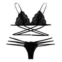 Load image into Gallery viewer, Women Bikini Set Solid Swimming Lace Bikini
