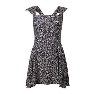 Mini Waist Summer Bow Dresses
