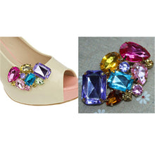Load image into Gallery viewer, 4 Styles Crystal Shoes Buckle Clips
