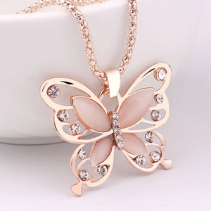 New Fashion Flawless butterfly Women Lady Necklace,