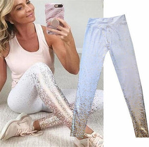 Pad Tracksuit Hot Stamping Sport Suit Female Sportswear