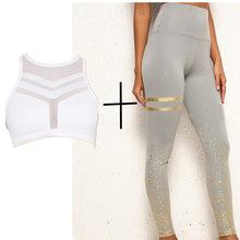 Load image into Gallery viewer, Pad Tracksuit Hot Stamping Sport Suit Female Sportswear
