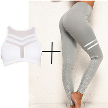 Load image into Gallery viewer, Pad Tracksuit Hot Stamping Sport Suit Female Sportswear
