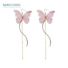Load image into Gallery viewer, Trendy Butterfly Dangle Earrings Lewelry Brincos
