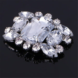 4 Styles Crystal Shoes Buckle Clips
