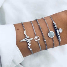 Load image into Gallery viewer, Fashion gold bracelet women knot adjustable bracelet jewelry
