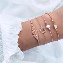 Load image into Gallery viewer, Fashion gold bracelet women knot adjustable bracelet jewelry
