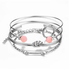 Load image into Gallery viewer, Fashion gold bracelet women knot adjustable bracelet jewelry
