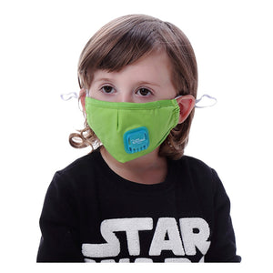 Kids Boys Girl Cotton Washable Facemasks Adjustable 3 Layer
