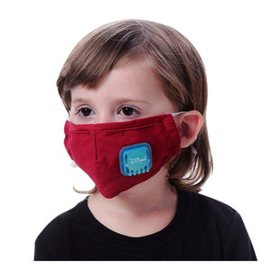 Kids Boys Girl Cotton Washable Facemasks Adjustable 3 Layer