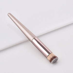 Luxury Champagne Makeup Brushes Set For Foundation Powder
