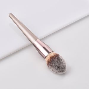 Luxury Champagne Makeup Brushes Set For Foundation Powder