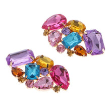 Load image into Gallery viewer, Color Shoe Clips Fashion Triangle Glass Wedding Bridal
