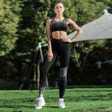 Load image into Gallery viewer, Seamless 2 Piece Set Women Sport Suit Gym Workout Clothes
