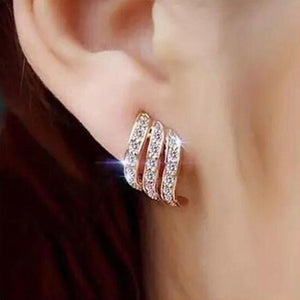 Fashion Crystal Drop Earrings For Women